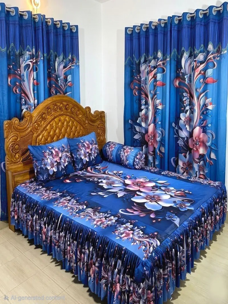 3D প্রিমিয়াম কুচি চাদর - 2
