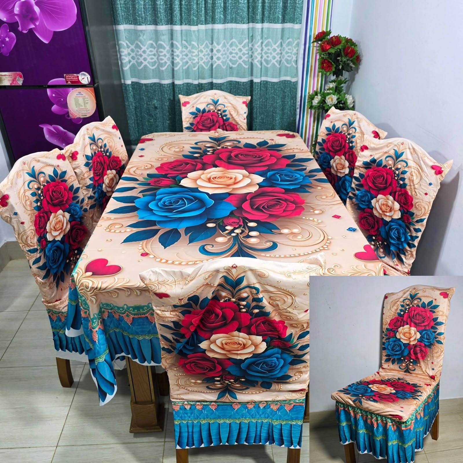 3D প্রিমিয়াম ডাইনিং সেট