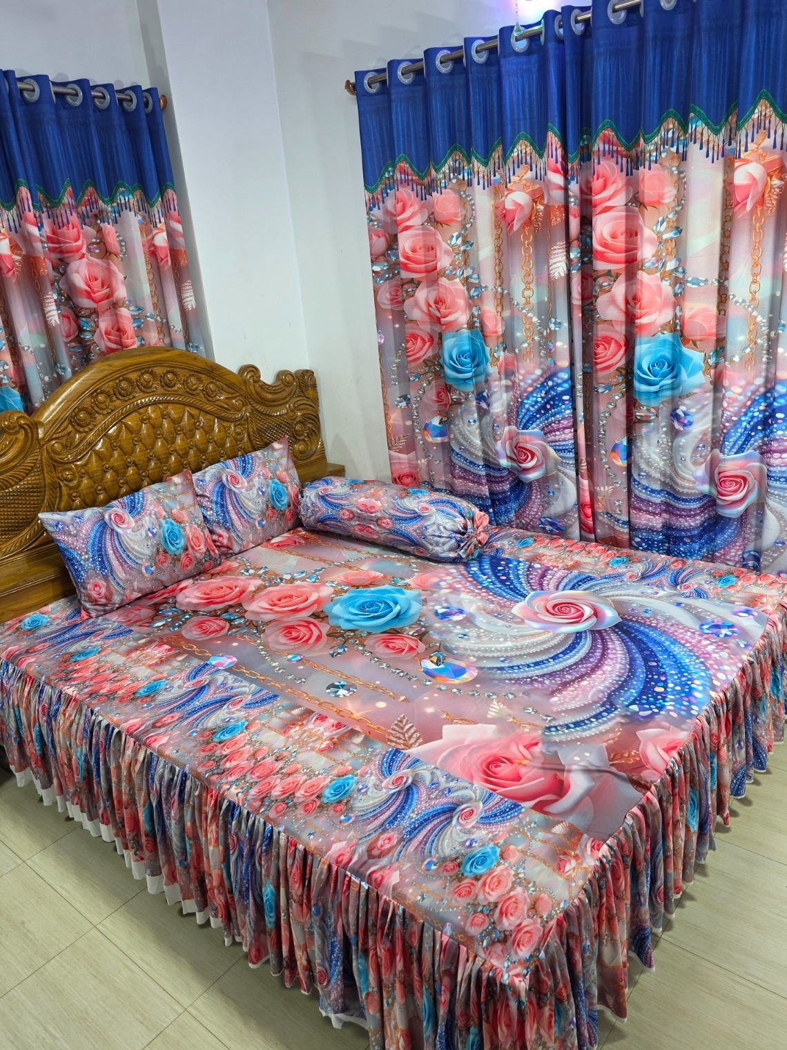 3D প্রিমিয়াম কুচি চাদর